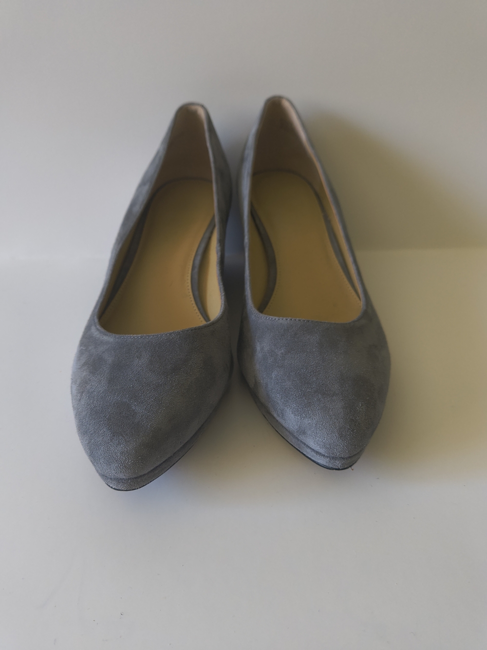 Talbots Lacey Gray Suede Platform Wedge - Picture 5 of 8